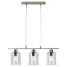 Rábalux 3580 Miroslaw beltéri fali lámpa, szatén króm, E27, 3x40W