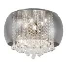 Rábalux 3598 Ninelle beltéri mennyezeti lámpa, króm, G9, 6x40W