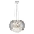 Rábalux 3599 Ninelle beltéri függeszték, króm, G9, 6x40W