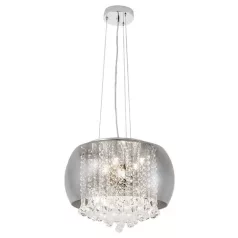   Rábalux 3599 Ninelle beltéri függeszték, króm, G9, 6x40W