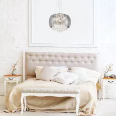   Rábalux 3599 Ninelle beltéri függeszték, króm, G9, 6x40W