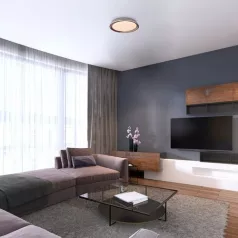 Rábalux 3750 Valter beltéri mennyezeti lámpa, barna, 36W