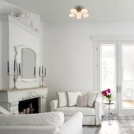 Rábalux 3918 Sorina beltéri mennyezeti lámpak, antikbronz, E14, 6x40W