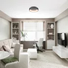 Rábalux 3928 Adeline beltéri mennyezeti lámpa, kerek, szürke, 24W