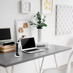 Rábalux 3958 Balor, beltéri asztali lámpa, fekete, 5W