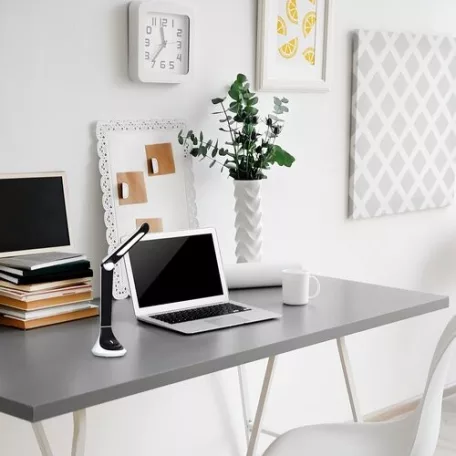 Rábalux 3958 Balor, beltéri asztali lámpa, fekete, 5W