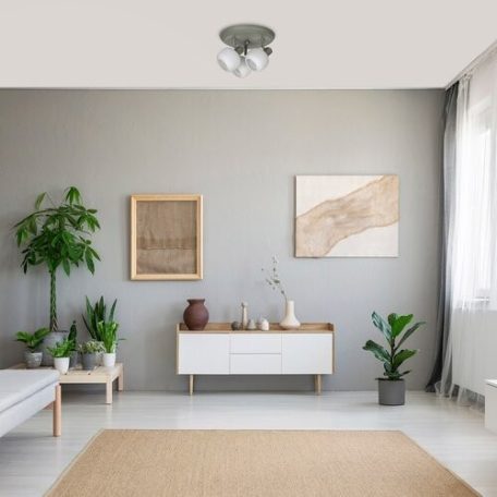 Rábalux 3968 Soraya beltéri spotlámpa, szürke, E14, 3x40W