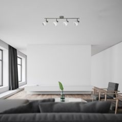   Rábalux 3969 Soraya beltéri spotlámpa, szürke, E14, 4x40W