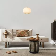   Rábalux 3970 Soraya beltéri függeszték, szürke, E27, 1x60W