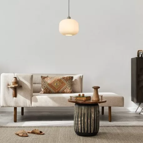 Rábalux 3970 Soraya beltéri függeszték, szürke, E27, 1x60W