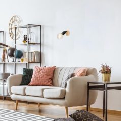   Rábalux 3976 Pablo beltéri spotlámpa, fém-fa, matt fekete, 1xE27