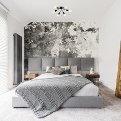   Rábalux 3990 Lamar beltéri mennyezeti lámpa, matt fekete, E27, 6x40W