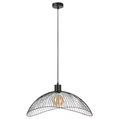   Rábalux 4347 Iduna beltéri függeszték, matt fekete, E27, 1x60W