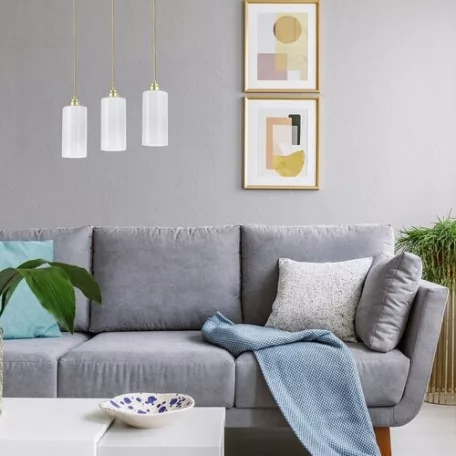 Rábalux 4480 Panthea beltéri függeszték, arany, E27, 3x40W