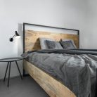 Rábalux 4504 Alfons beltéri fali lámpa, kábellel, fekete, 1xE27