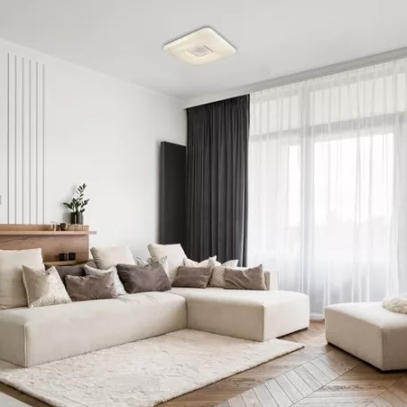 Rábalux 4634 Tayla beltéri mennyezeti lámpa, króm, 72W, 45cm