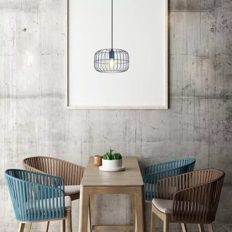 Rábalux 4919 Xenia beltéri függeszték, kék, E27, 1x60W