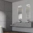 Rábalux 5062 Evron beltéri fürdőszobai lámpa, króm, L30cm, 5W, IP44