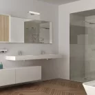 Rábalux 5063 Evron beltéri fürdőszobai lámpa, króm, 7.5W, L50cm, IP44