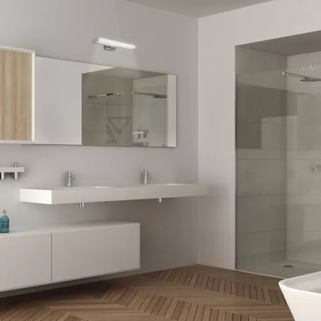 Rábalux 5063 Evron beltéri fürdőszobai lámpa, króm, 7.5W, L50cm, IP44