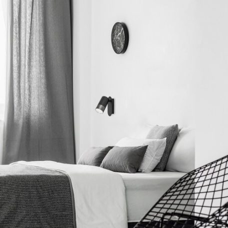 Rábalux 5069 Zircon beltéri fali lámpa, matt fekete, GU10, 1x5W