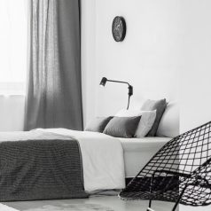   Rábalux 5072 Zircon beltéri fali lámpa kábellel, matt fekete, GU10