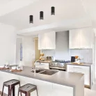 Rábalux 5074 Zircon beltéri mennyezeti lámpa, matt fekete, 1xGU10, H12cm