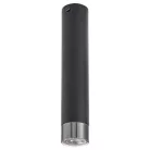 Rábalux 5075 Zircon beltéri mennyezeti lámpa, matt fekete, 1xGU10, H27cm