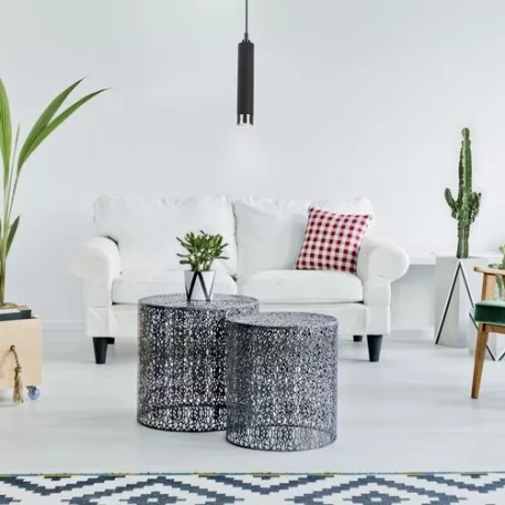 Rábalux c Zircon beltéri függeszték, matt fekete, GU10, 1x5W