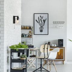   Rábalux 5077 Miroslaw beltéri fali lámpa, matt fekete, E27, 1x40W