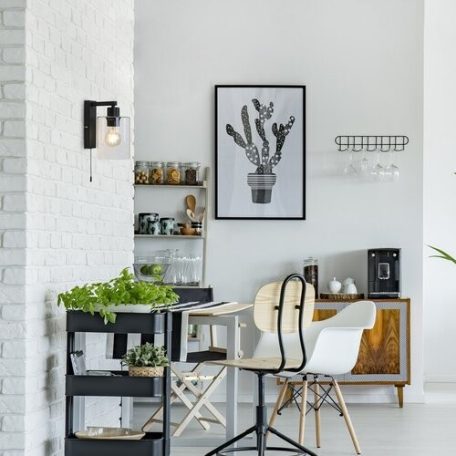 Rábalux 5077 Miroslaw beltéri fali lámpa, matt fekete, E27, 1x40W