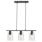 Rábalux 5078 Miroslaw beltéri függeszték, matt fekete, E27, 3x40W