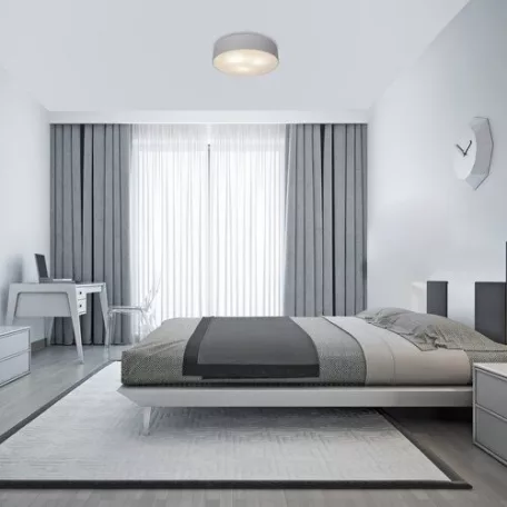 Rábalux 5083 Renata beltéri mennyezeti lámpa, matt fehér, 3xE27, D45cm