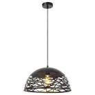 Rábalux 5086 Norena beltéri függeszték, matt fekete, E27, 1x60W