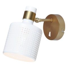 Rábalux 5089 Alberta beltéri fali lámpa, arany, E27, 1x9W