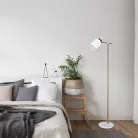 Rábalux 5091 Alberta beltéri állólámpa, arany, E27, 1x9W