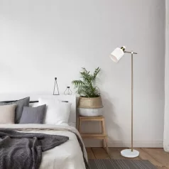   Rábalux 5091 Alberta beltéri állólámpa, arany, E27, 1x9W