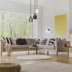   Rábalux 5092 Alberta beltéri függeszték, arany, E27, 3x9W