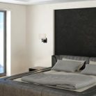 Rábalux 5093 Aneta beltéri fali lámpa, fekete, E27, 1x40W