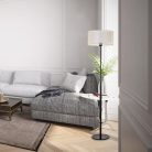 Rábalux 5094 Aneta beltéri állólámpa, fekete, E27, 1x40W