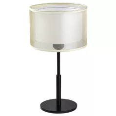   Rábalux 5095 Aneta beltéri asztali lámpa, fekete, E27, 1x40W