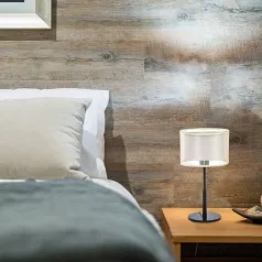   Rábalux 5095 Aneta beltéri asztali lámpa, fekete, E27, 1x40W