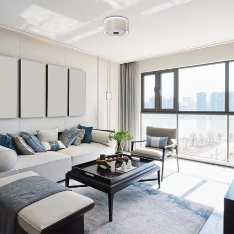 Rábalux 5097 Aneta beltéri mennyezeti lámpa, fekete, E27, 3x40W