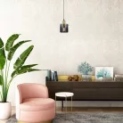 Rábalux 5222 Donati beltéri függeszték, arany, E27, 1x40W