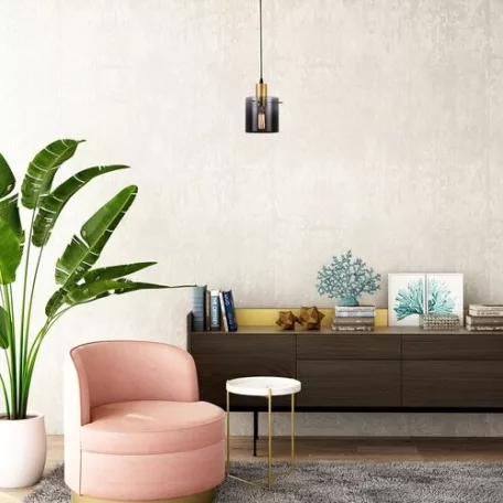 Rábalux 5222 Donati beltéri függeszték, arany, E27, 1x40W