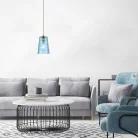 Rábalux 5226 Azurine beltéri függeszték, arany, E27, 1x40W