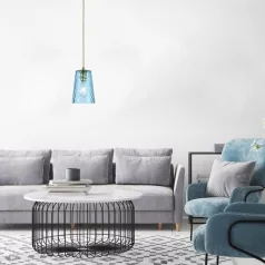   Rábalux 5226 Azurine beltéri függeszték, arany, E27, 1x40W