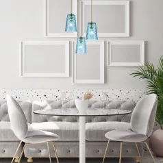   Rábalux 5227 Azurine beltéri függeszték, arany, E27, 3x40W