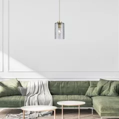   Rábalux 5228 Sheila beltéri függeszték, arany, E27, 1x40W