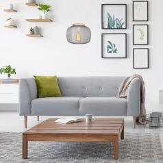   Rábalux 5237 Rupert beltéri függeszték, szürke, E27, 1x40W, D30